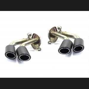 Alfa Romeo Giulia Exhaust Tips - Carbon Fiber - Quadrifoglio Version